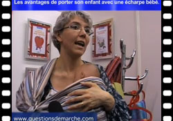 Vidéo : Comment mettre une écharpe en porte bébé dorsal